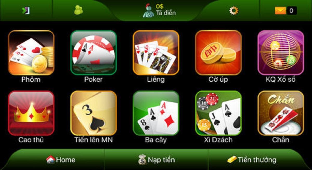 Game danh bai doi thuong - Game bai lang vui choi