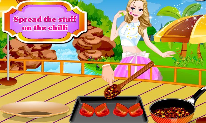 Chili Stuffed Peppers