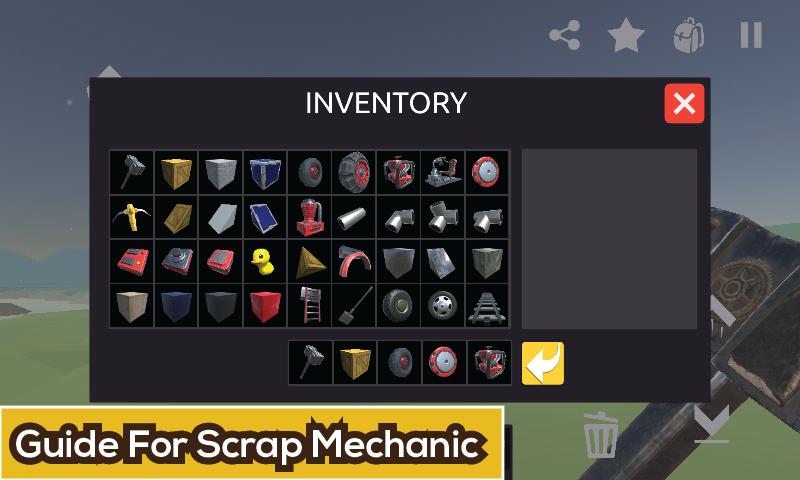 Guide for Scrap Of Mechanic 2018
