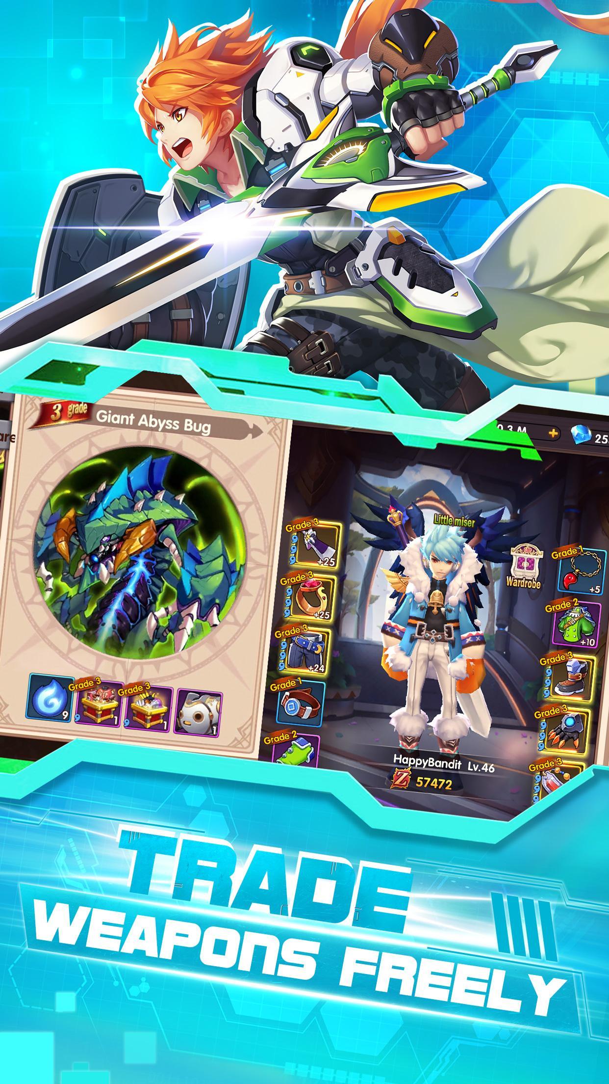 Wings of Glory: 3D MMOPRG & Trade weapons freely