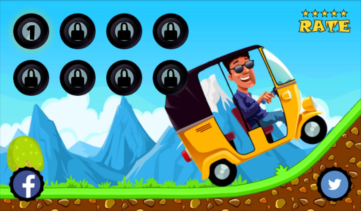 AutoRickshaw Hill Climb Racing