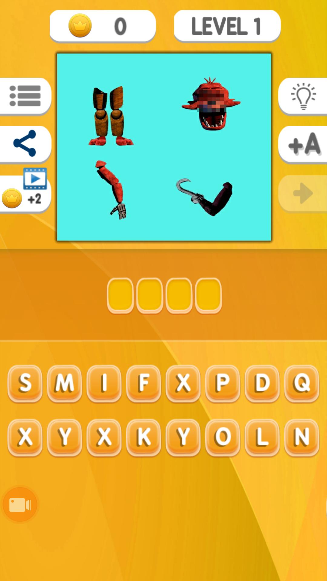 Picture Quiz for FNAF