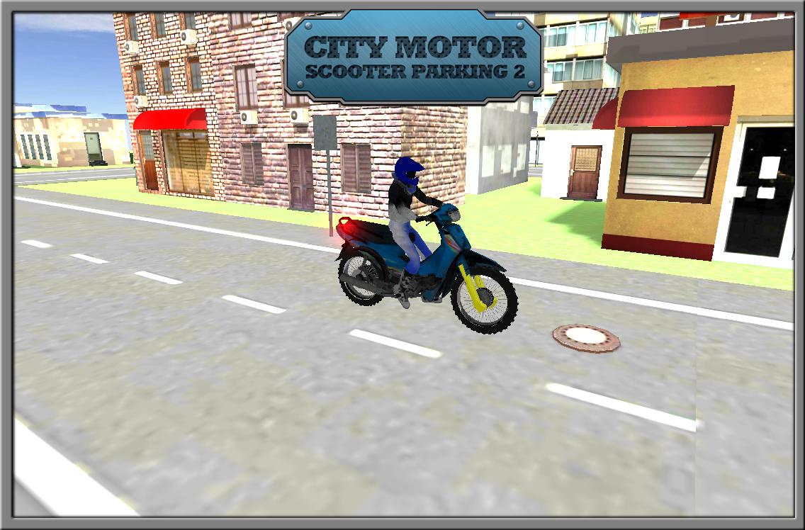 City Motor Scooter Parking 2