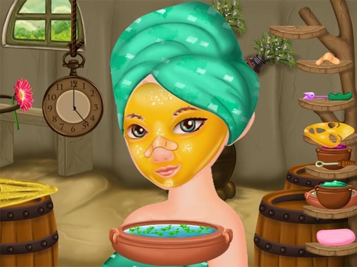 Fairy tale Thumbelina Makeup