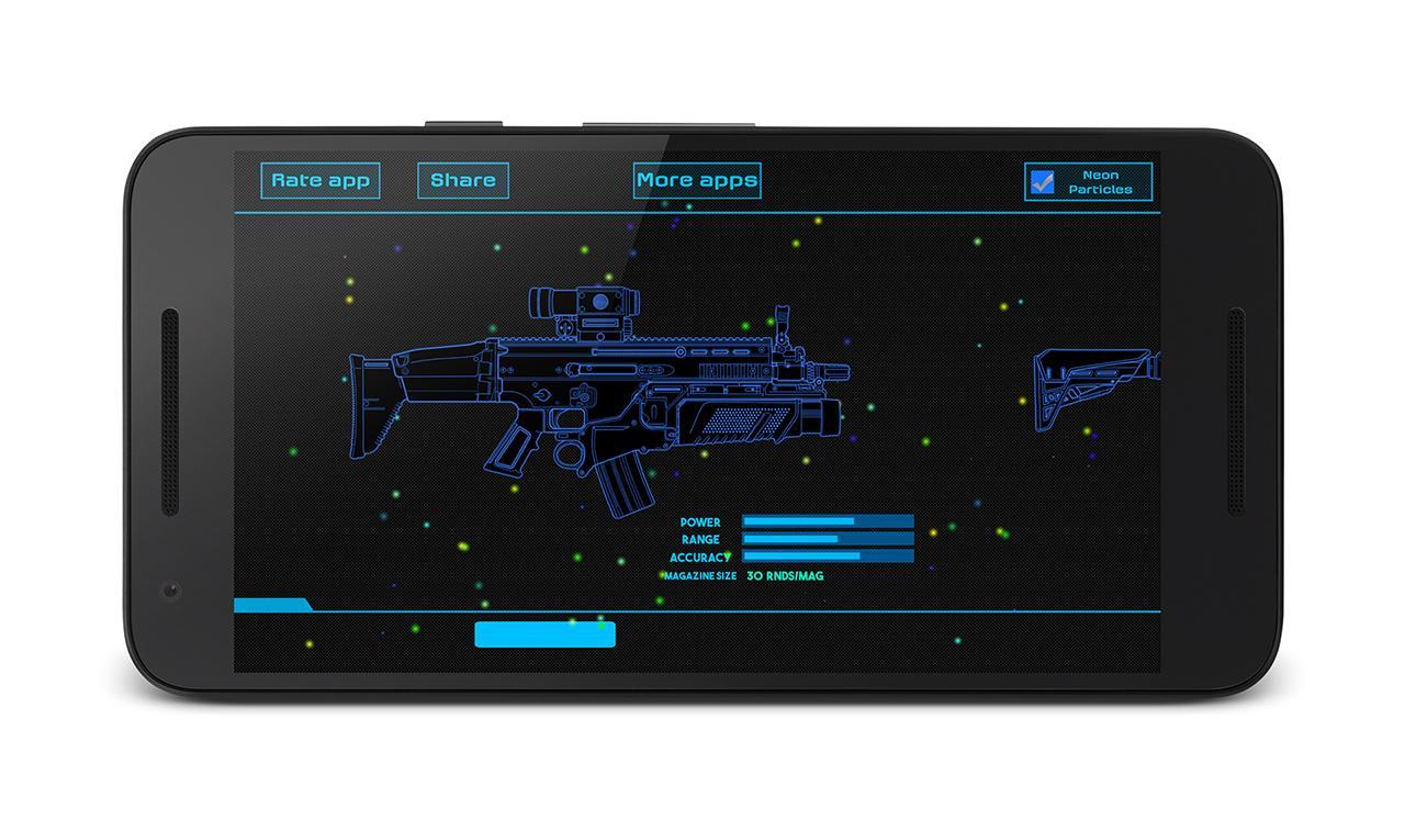 Simulator Neon Weapon