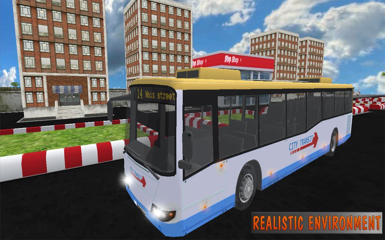 Drive Airport parking bus