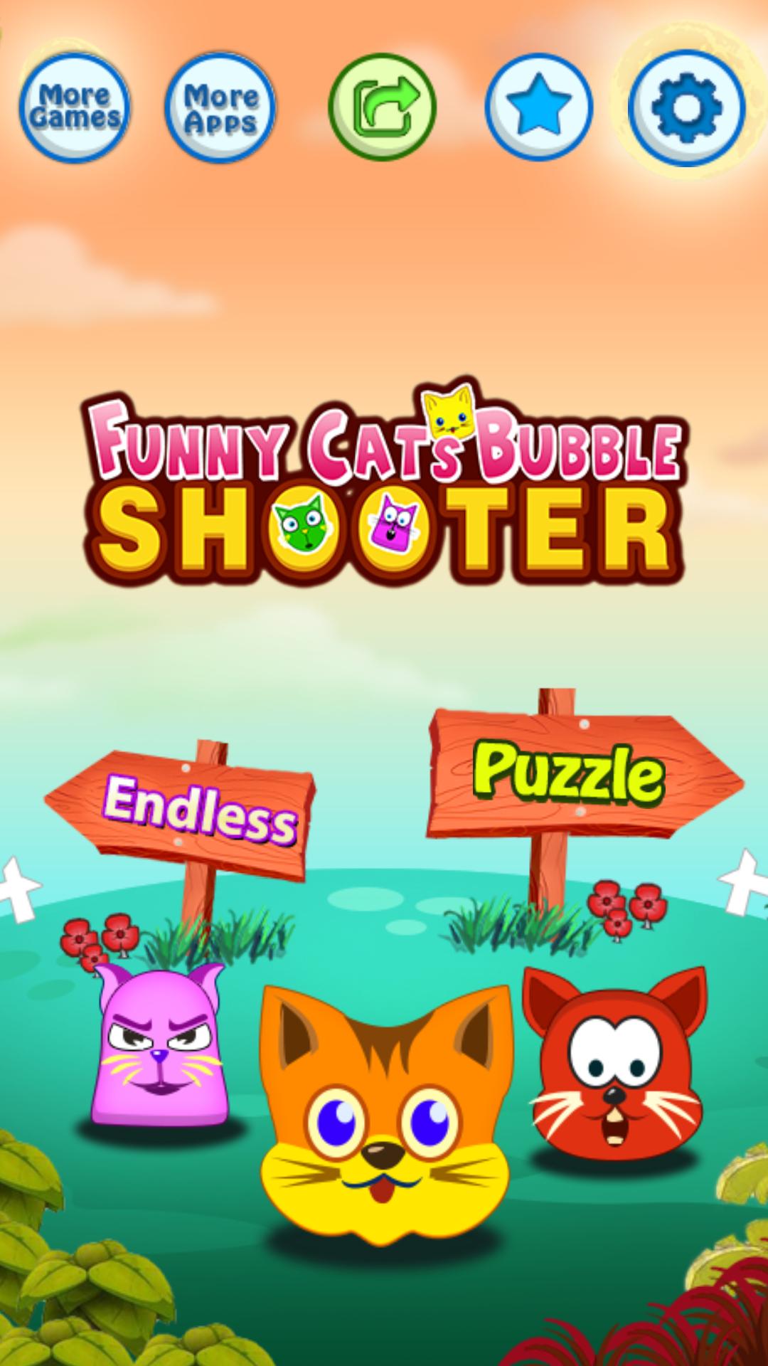 Funny Cats Bubble Shooter