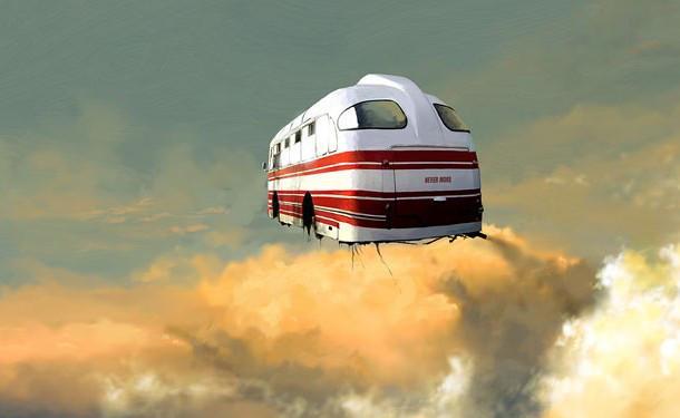 Flying Bus Simulator Free 2016