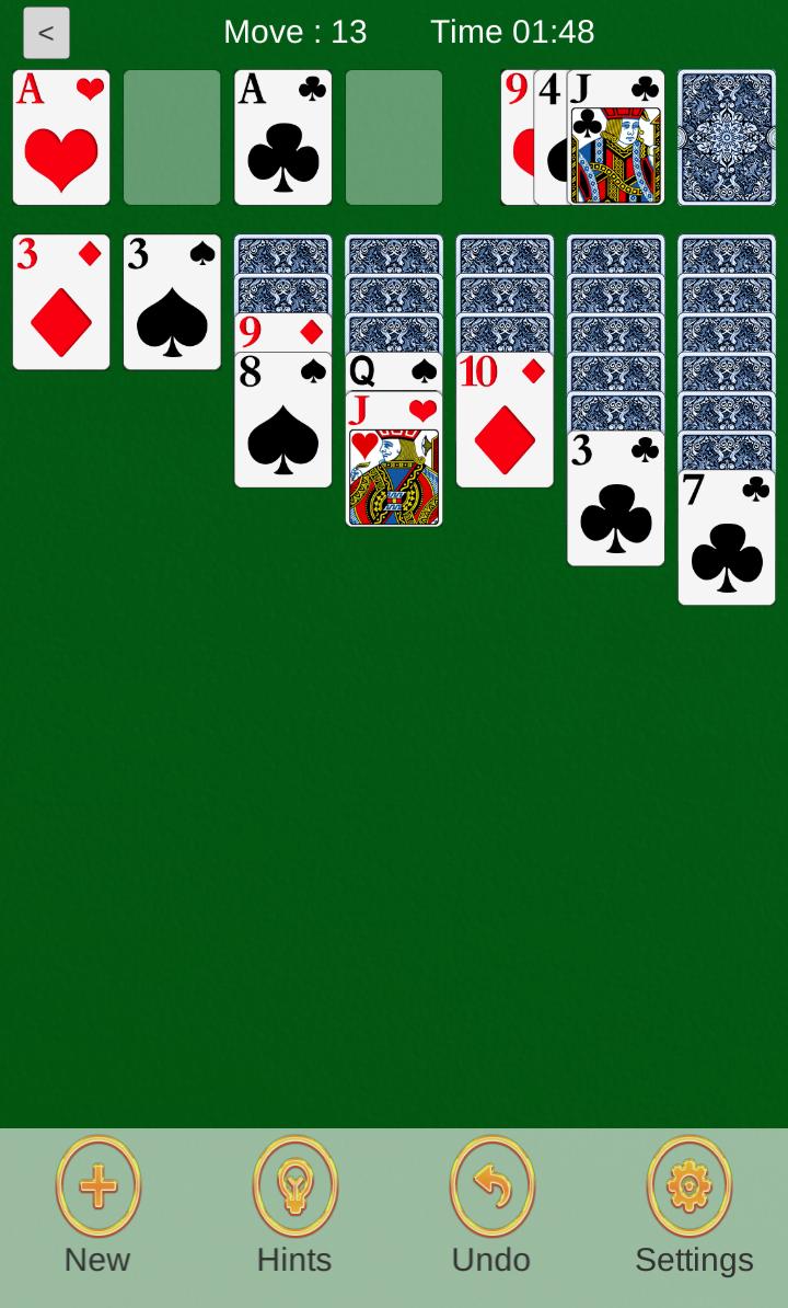 Classic Solitaire Card