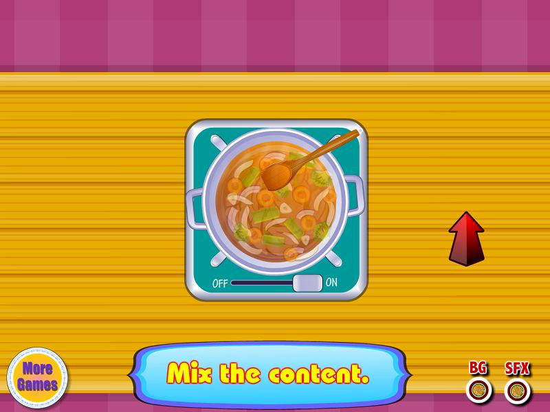 Delicious soup cooking games