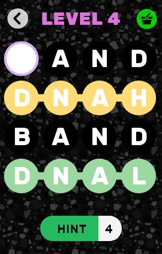 Rhyming word game for kids