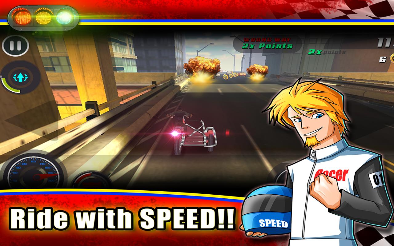 Insane Moto Racing bike Ride