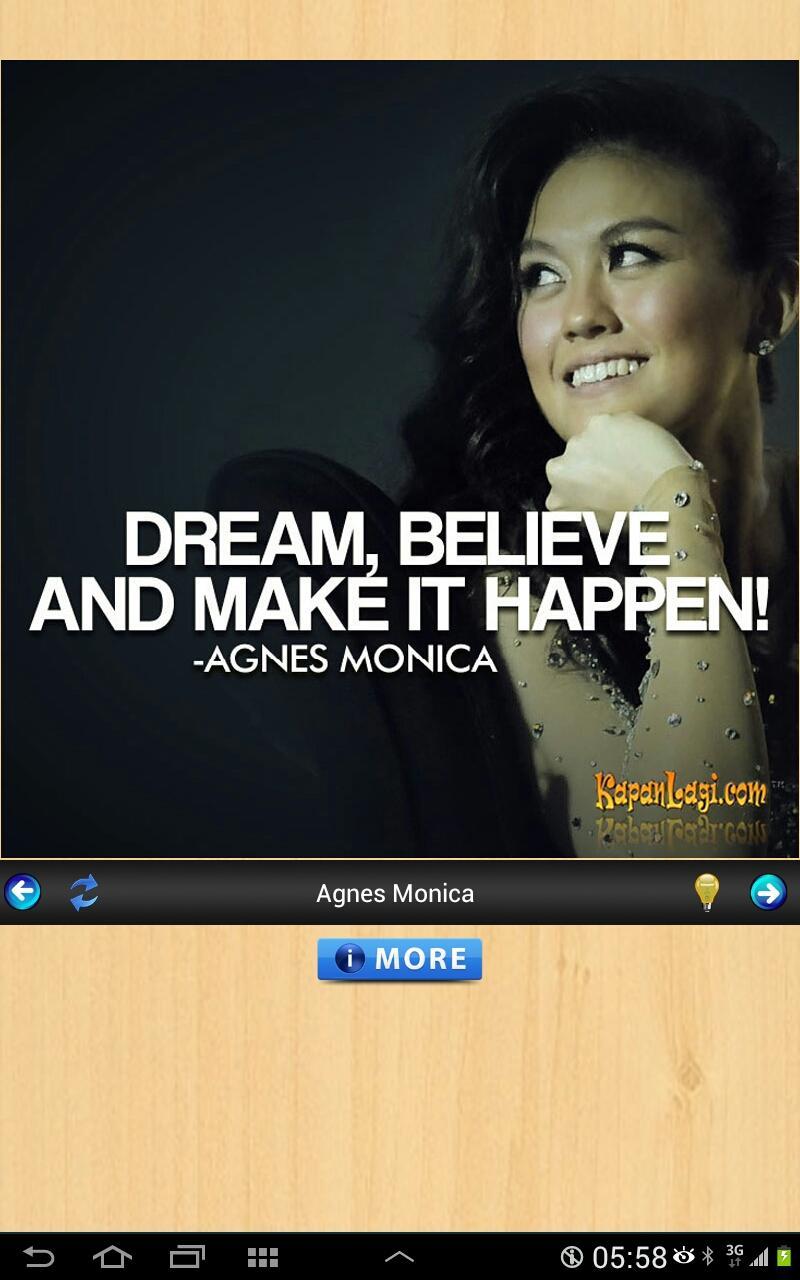 Agnes Monica Wallpaper Puzzle