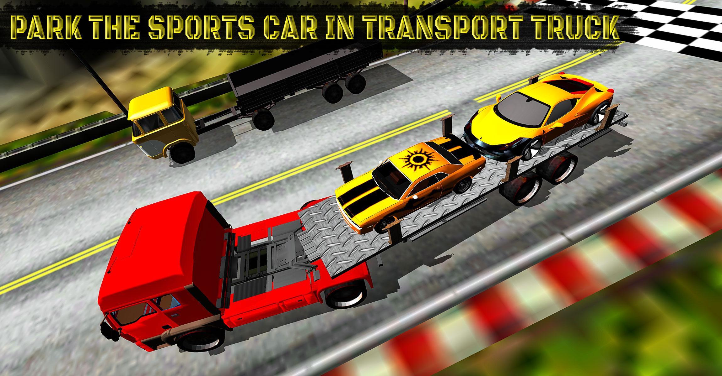 Car Transporter Truck Racing