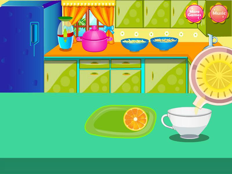 Orange soda games for girls