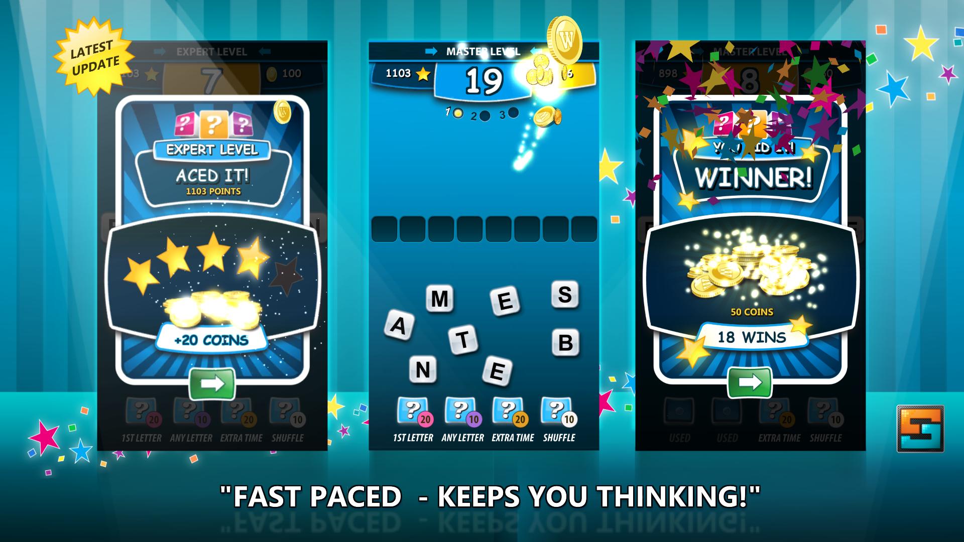 WORDFIX word scramble game