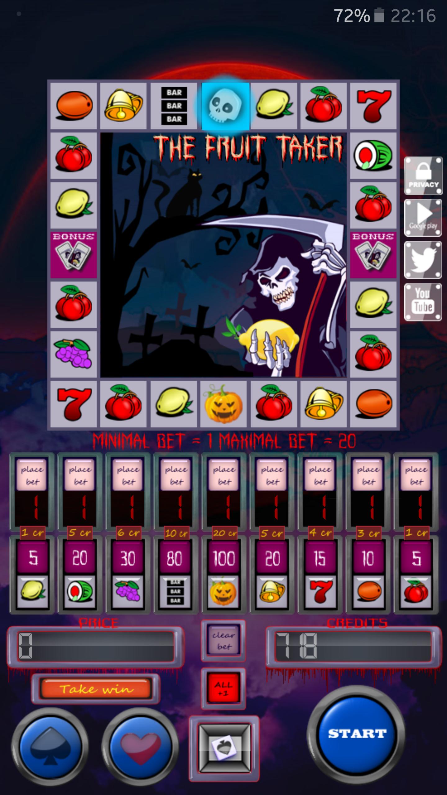 The Fruit Taker slot machine
