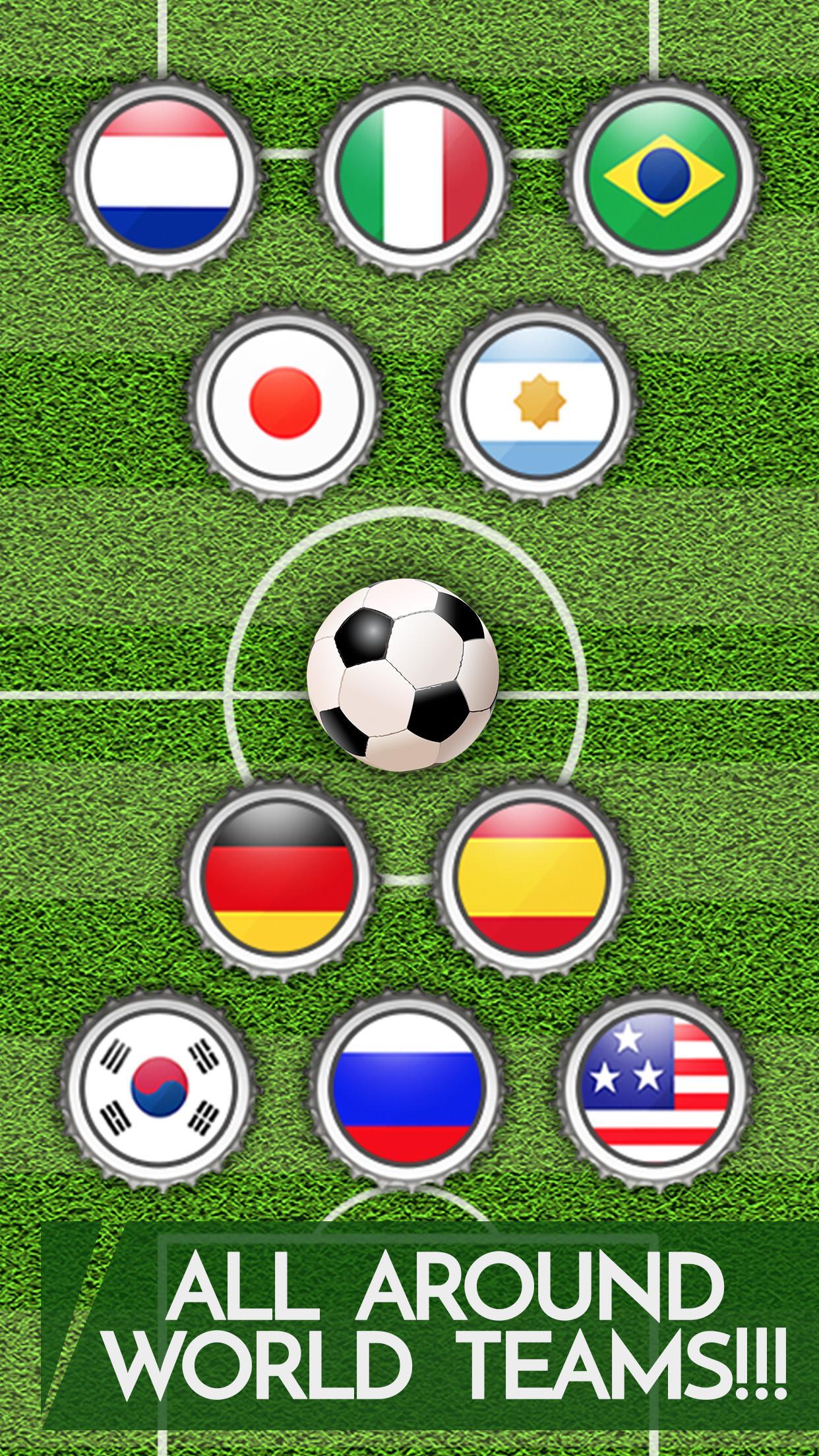 Soccer cap - Score goals with the finger