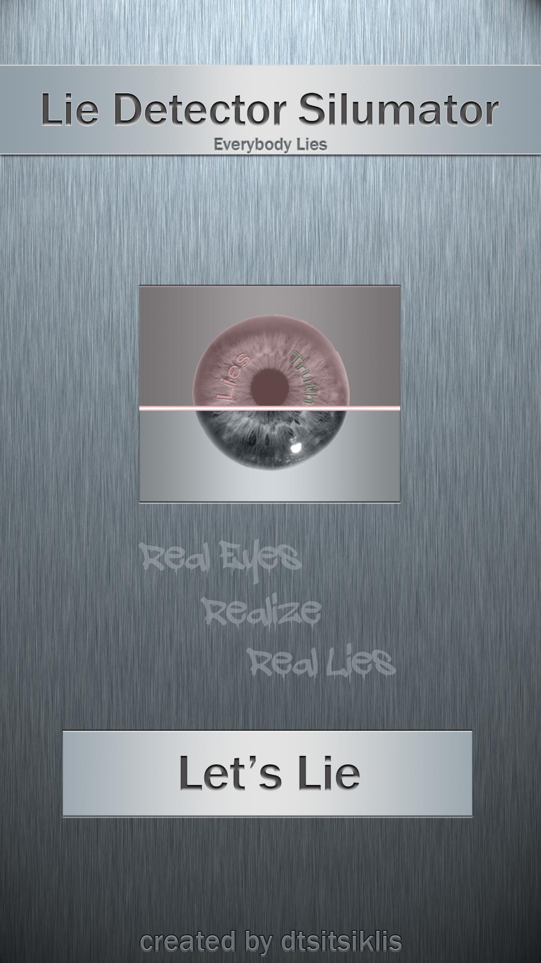 Lie & Eye Detector - Prank
