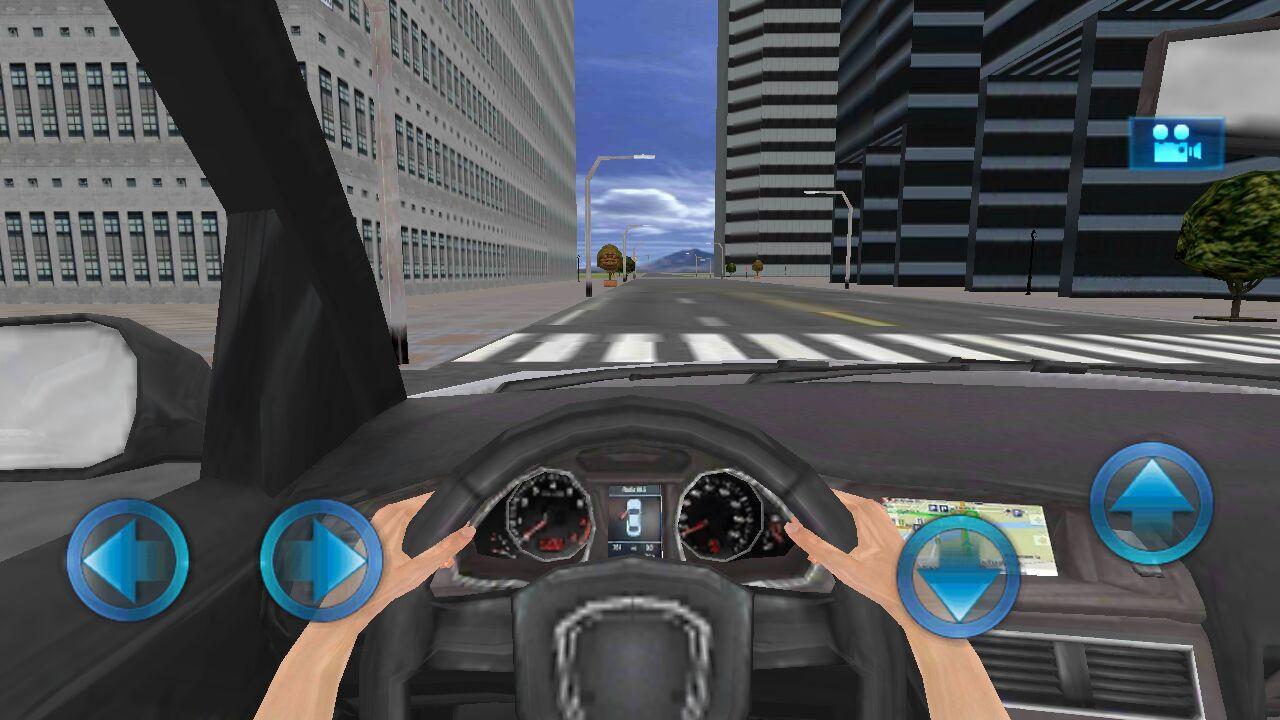 Speed Traffic Driving In Car