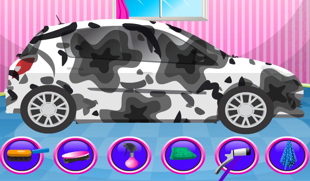 White car wash