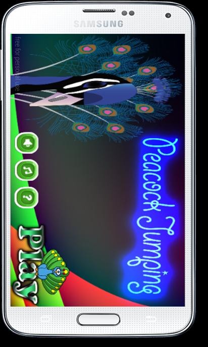 Peacock Jumping