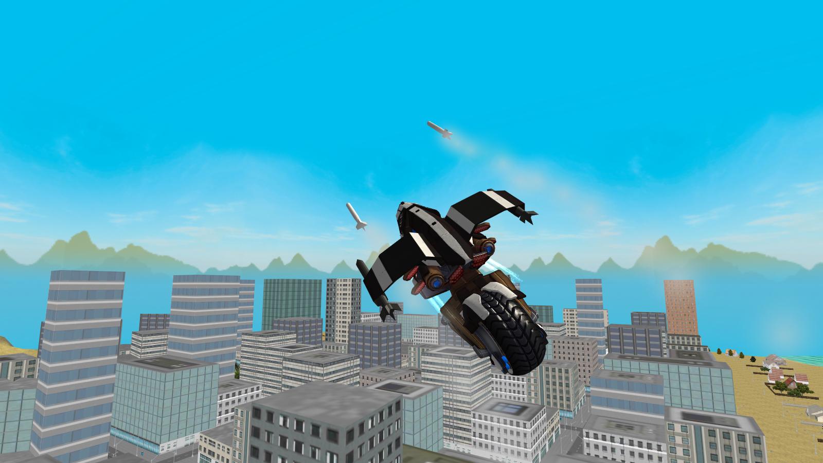 Flying Police Motorcycle Rider 2019