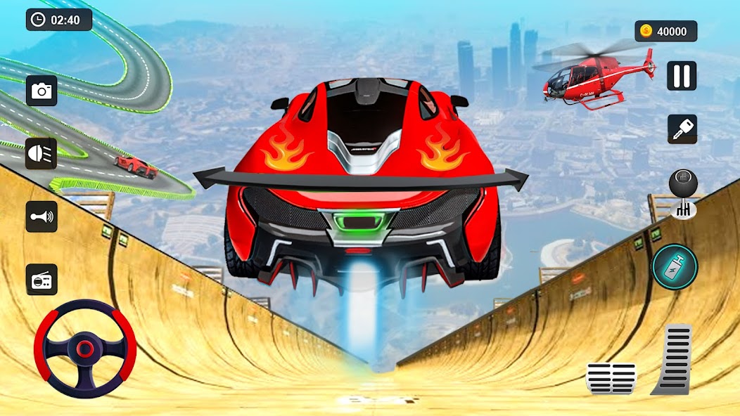 Mega Ramp Car Stunts Race 2024