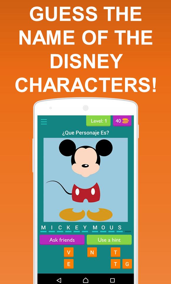 Guess the Disney Character
